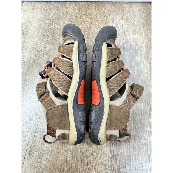 Keen Newport H2 Sandals Kids Boys Size 2 Brown Tan Water Shoes Waterproof Hiking - Picture 4 of 9